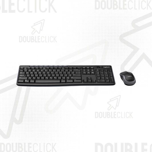 Combo Teclado y Mouse Inalámbrico Logitech MK270 2.4G Español Negro