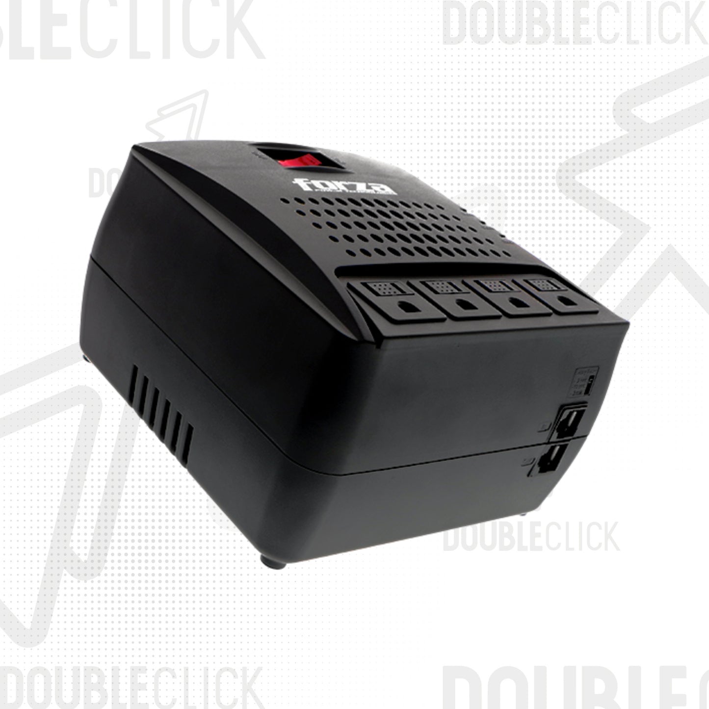 Estabilizador de Corriente Forza FVR-3002 3000VA 1500W 4 Tomas Negro