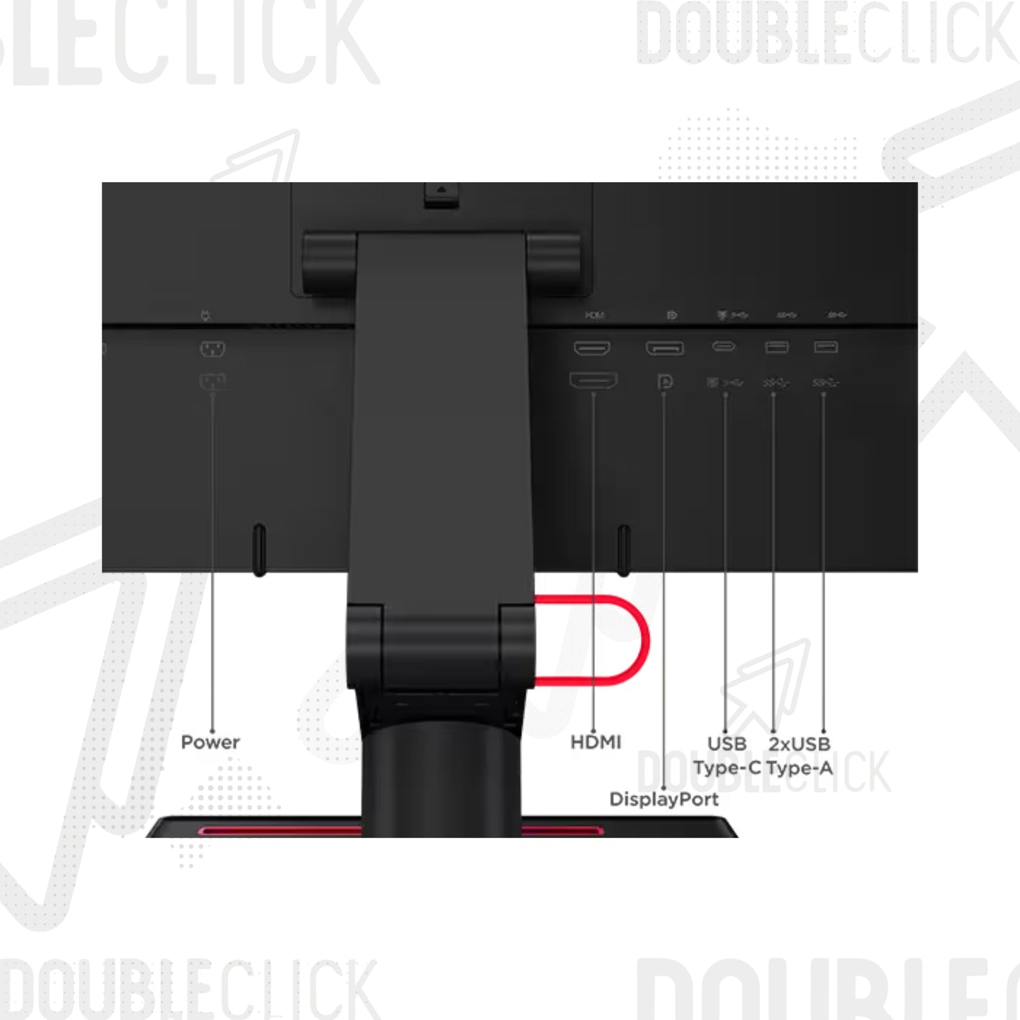 Monitor Lenovo ThinkVision T24t-20 de 23.8" Full HD 1920 x 1080p IPS 6ms 60Hz Touch HDMI/DP