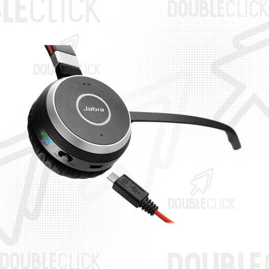 Audífono con micrófono Jabra Evolve 65 SE Duo UC por Bluetooth/USB