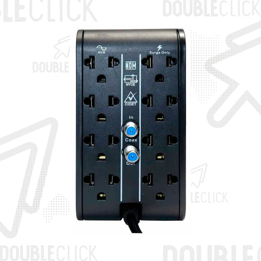 Estabilizador CDP R2C-AVR1008I de 1000va/500w de 8 Salidas