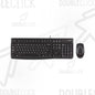 Combo Teclado y Mouse Alámbrico Logitech MK120 USB Español Negro