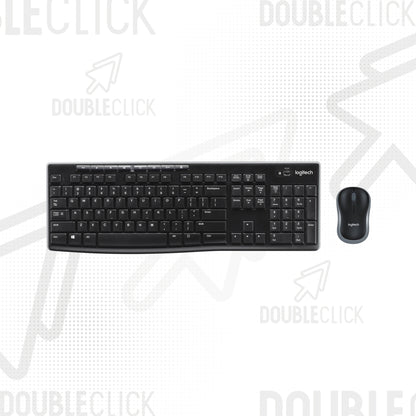 Combo Teclado y Mouse Inalámbrico Logitech MK270 2.4G Español Negro