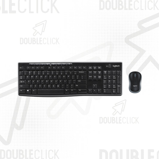 Combo Teclado y Mouse Inalámbrico Logitech MK270 2.4G Español Negro
