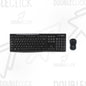Combo Teclado y Mouse Inalámbrico Logitech MK270 2.4G Español Negro