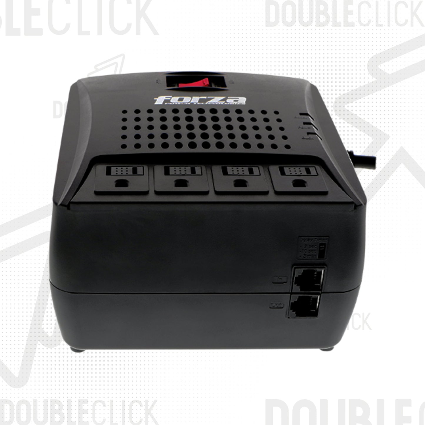 Estabilizador de Corriente Forza FVR-3002 3000VA 1500W 4 Tomas Negro