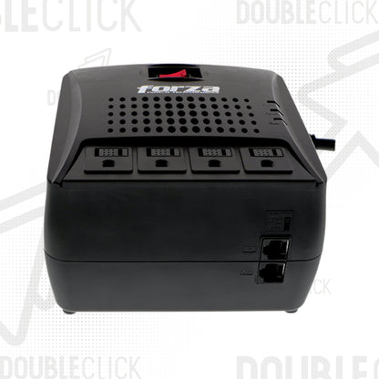 Estabilizador de Corriente Forza FVR-3002 3000VA 1500W 4 Tomas Negro