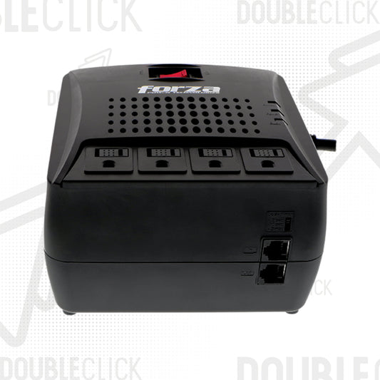 Estabilizador de Corriente Forza FVR-3002 3000VA 1500W 4 Tomas Negro