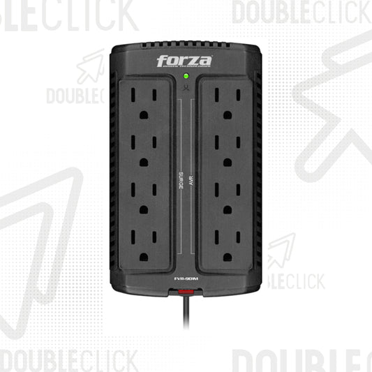 Estabilizador de Corriente Forza FVR-902 900VA 450W 8 Tomas Negro