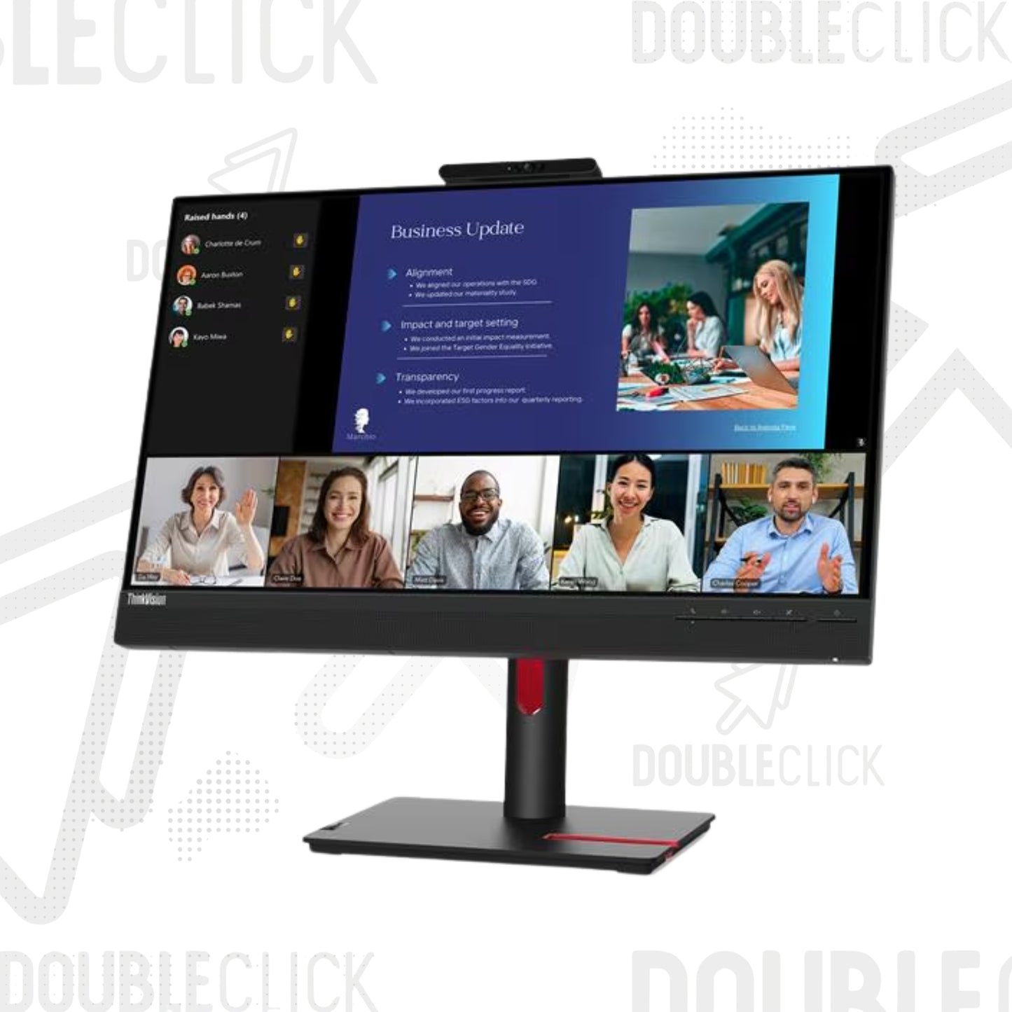 Monitor Lenovo ThinkVision T24v-30 de 23.8" Full HD 1920 x 1080p IPS 6ms 75Hz HDMI/DP/VGA