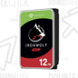 Disco Duro de 12TB Seagate Ironwolf 3.5" SATA III 7200RPM para NAS