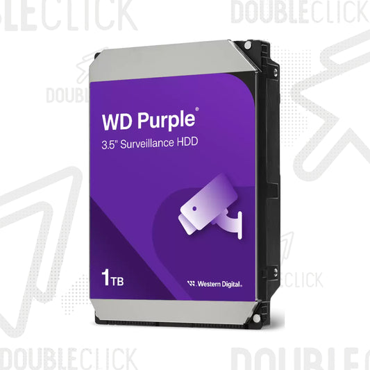 Disco Duro de 1TB Western Digital Purple 3.5" SATA III 5400RPM para Video Vigilancia