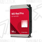 Disco Duro de 14TB Western Digital Red Pro 3.5" SATA III 7200RPM para NAS