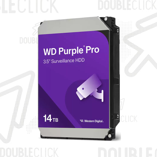 Disco Duro de 14TB Western Digital Purple Pro 3.5" SATA III 7200RPM para Videovigilancia